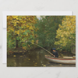 魚釣りボーイ（Hans Andersen Brendekilde著） カード