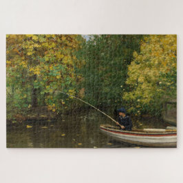 魚釣りボーイ（Hans Andersen Brendekilde著） ジグソーパズル