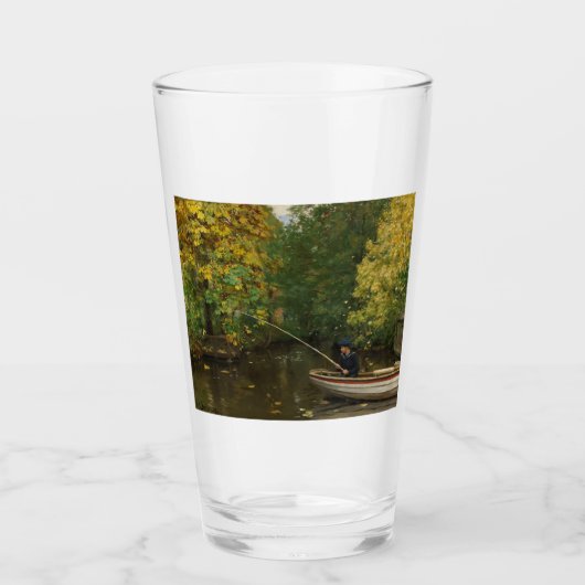 魚釣りボーイ（Hans Andersen Brendekilde著） タンブラーグラス (正面)