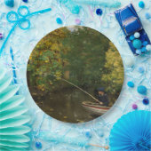 魚釣りボーイ（Hans Andersen Brendekilde著） ペーパープレート (パーティー)