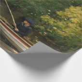 魚釣りボーイ（Hans Andersen Brendekilde著） ラッピングペーパー (角)