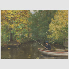 魚釣りボーイ（Hans Andersen Brendekilde著） 薄葉紙