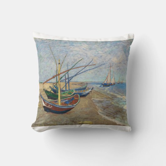 魚釣りボーズオンビーチアットサイントマリーズ1888 クッション (正面)