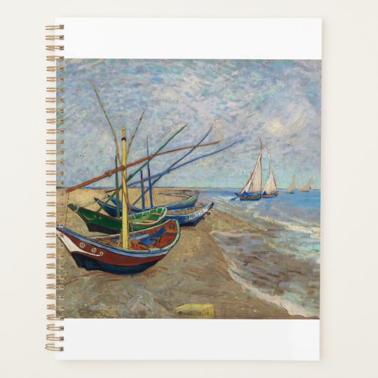 魚釣りボーズオンビーチアットサイントマリーズ1888 プランナー手帳 (正面)