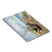 魚釣りボーツオンザインツマリーズビーチヴァンゴッホアート ノートブック (右側)