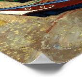 魚釣りボーツオンザインツマリーズビーチ – ヴァンゴッホ ポスター (角)