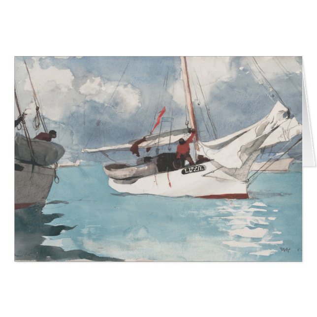 魚釣りボーツ、鍵ウェスト (正面横)