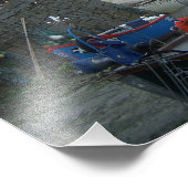 魚釣りボートのコーンウォール写真 フォトプリント            (角)