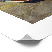 魚釣りボートのビーチでSaintes-Maries -1888 ポスター (角)