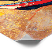 魚釣りボートのビーチアットサイントマリーズ ポスター (角)