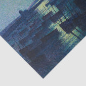 魚釣りボートの月明かり（カマレット、フランス） 薄葉紙 (詳細)