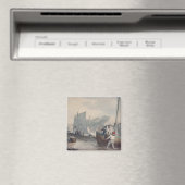 魚釣りボートの荷降ろし マグネット (インサイチュ (食洗機))