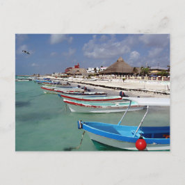 魚釣りボートはがき ポストカード