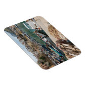 魚釣りボートはカステランマーレデルゴルフォ港にある マグネット (右側)