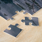 魚釣りボートは湖のリヴァデルガルダイタリア ジグソーパズル (側面)