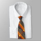 魚釣りボートアットサンセットオレンジスカイ ネクタイ (タイ)