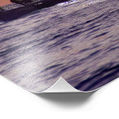 魚釣りボートアットサンセットヴェニスビーチ, CA フォトプリント            (角)