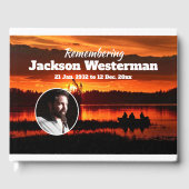 魚釣りボートオンレイクメモリアル ゲストブック (正面)