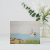 魚釣りボートガリライRI ポストカード (スタンド正面)