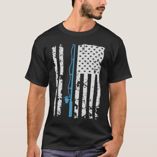 魚釣りボートキャプテンメンパパ Tシャツ (正面)