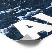 魚釣りボートシーン – ダウソン，アラスカ ポスター (角)