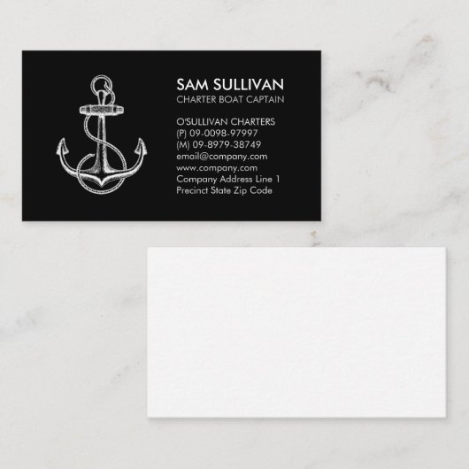 魚釣りボートチャータートラベルツアー 名刺 (正面/裏面)