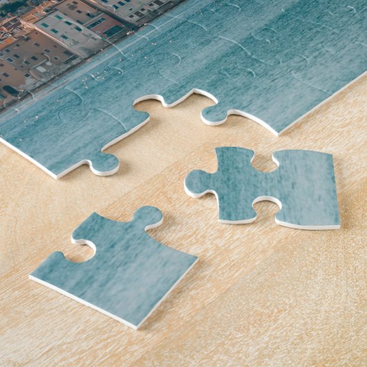 魚釣りボートニアロヴィンジュクロアチア ジグソーパズル (側面)