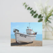 魚釣りボートハスティングス ポストカード (スタンド正面)