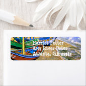 魚釣りボートビーチサントマリーヴァンゴッホ 素晴らし ラベル (インサイチュ)