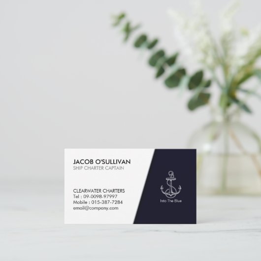 魚釣りボート憲章 名刺 (スタンド正面)