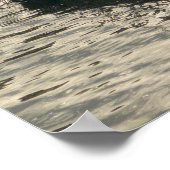 魚釣りボート、カーディフ湾、 ポスター (角)