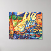 魚釣りボート，コリオーレ | Andre Derain | キャンバスプリント (正面)