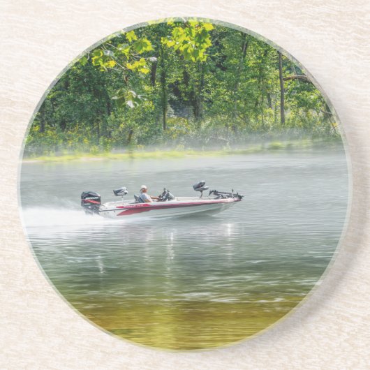 魚釣りボート コースター (正面)