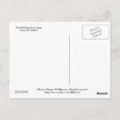 魚釣りボート、ニュージーランドからの挨拶！ ポストカード (裏面)