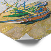 魚釣りボート |ビンセント・ヴァン・ゴッホ ポスター (角)