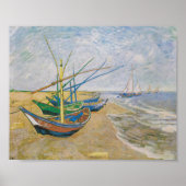 魚釣りボート |ビンセント・ヴァン・ゴッホ ポスター (正面)