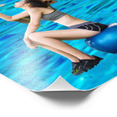 魚釣りボート フォトプリント           