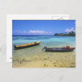 魚釣りボート、ボストンビーチ、ポートアントニオ ポストカード (正面/裏面)