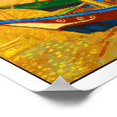 魚釣りボート ポスター (角)