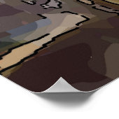 魚釣りボート、ミスティック、CT ポスター (角)