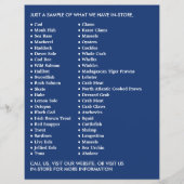 魚釣りボート、魚屋/妻、魚市場 チラシ (裏面)