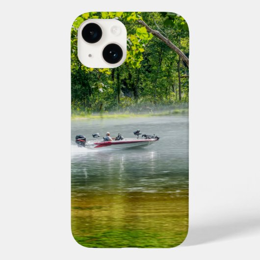 魚釣りボート Case-Mate iPhoneケース (裏面)