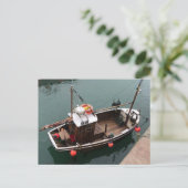 魚釣りボートinポートパトリック・ハーバー，ウィグタウンシャー シーズンポストカード (スタンド正面)