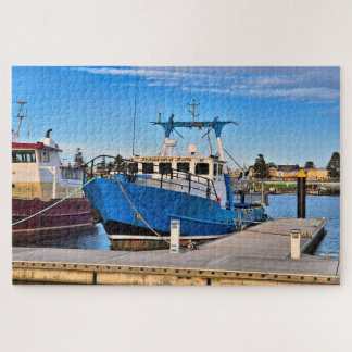 魚釣りボートin port，ポートランド，オーストラリア ジグソーパズル