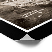 魚釣りボートPanama写真1909 ポスター (角)