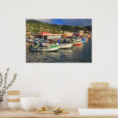 魚釣りボートSt. Thomas USVI, Frenchtown ポスター (キッチン)