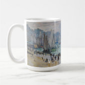 魚釣りボー離れトズザハーバー |クロード・モネ コーヒーマグカップ (左)