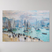 魚釣りボー離れトズザハーバー |クロード・モネ ポスター (正面)