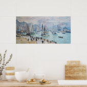 魚釣りボー離れトズザハーバー |クロード・モネ ポスター (キッチン)