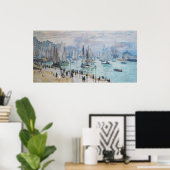 魚釣りボー離れトズザハーバー |クロード・モネ ポスター (ホームオフィス)